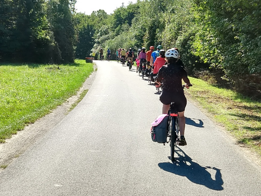 paved portion of Euro Velo 6 path